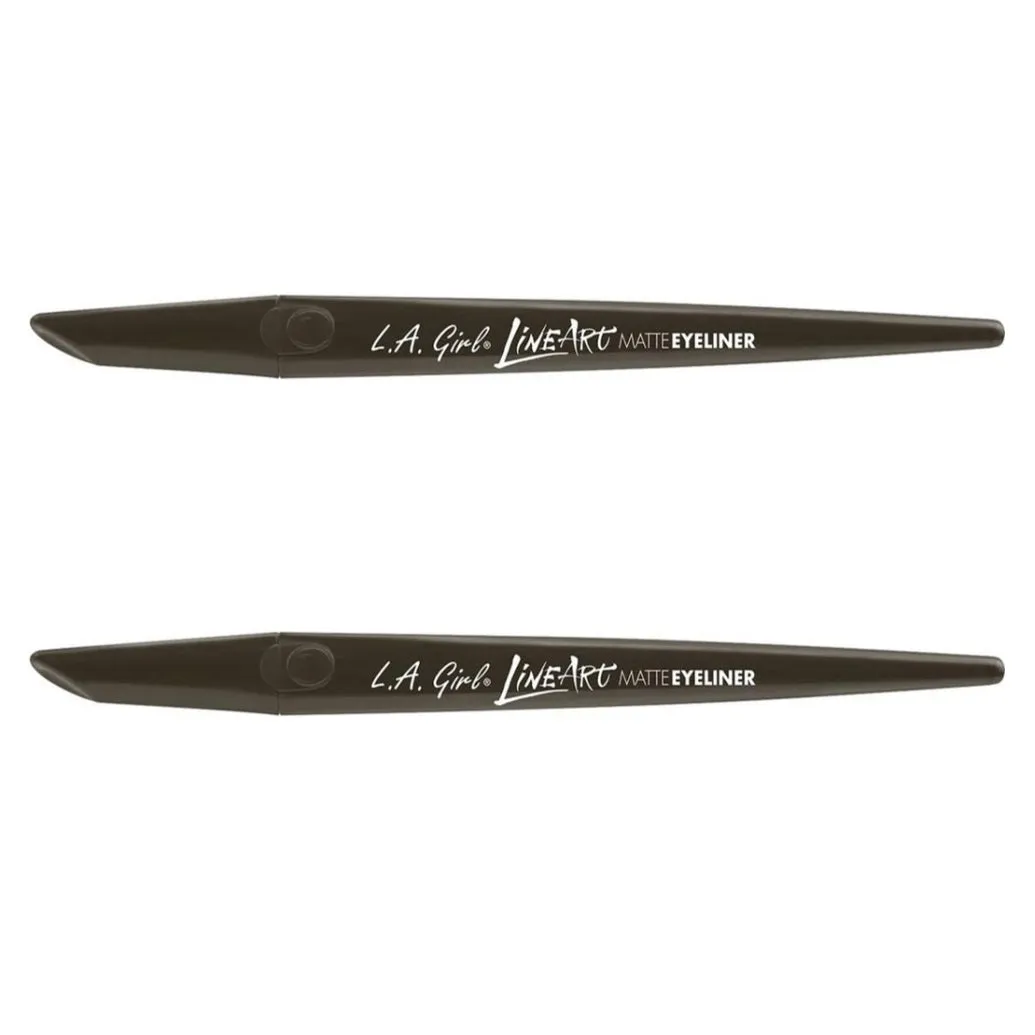 Pack of  2 L.A. Girl Line Art Matte Eyeliner Pen, Espresso GLE713