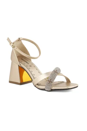 Party Wear Sandal I23676-Golden