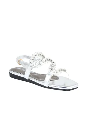 Party Wear Sandal I38567-Silver