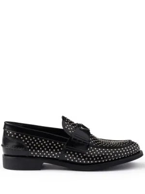 Prada stud-embellished loafers