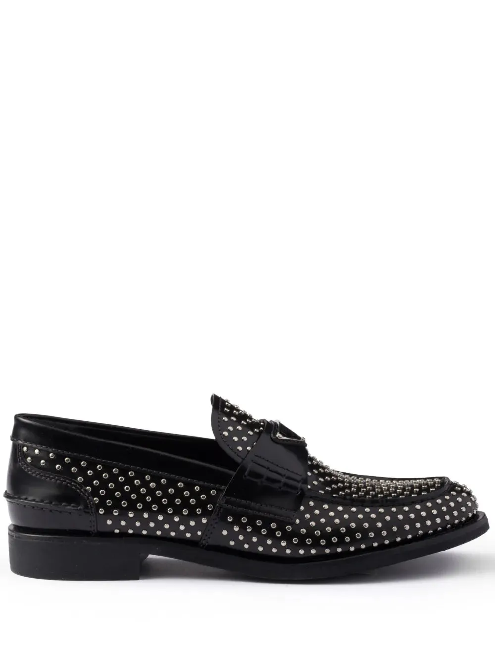 Prada stud-embellished loafers
