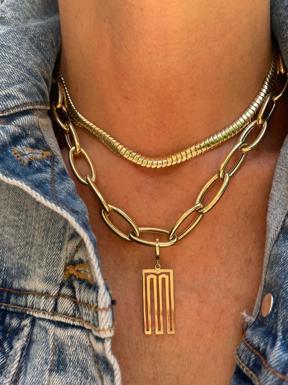 ***Pre Order *** Thin Cobra Necklace