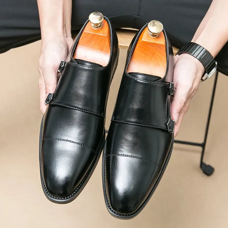 PrestigeWear Herren Slip-On Monk Schuhe