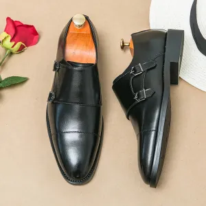 PrestigeWear Herren Slip-On Monk Schuhe