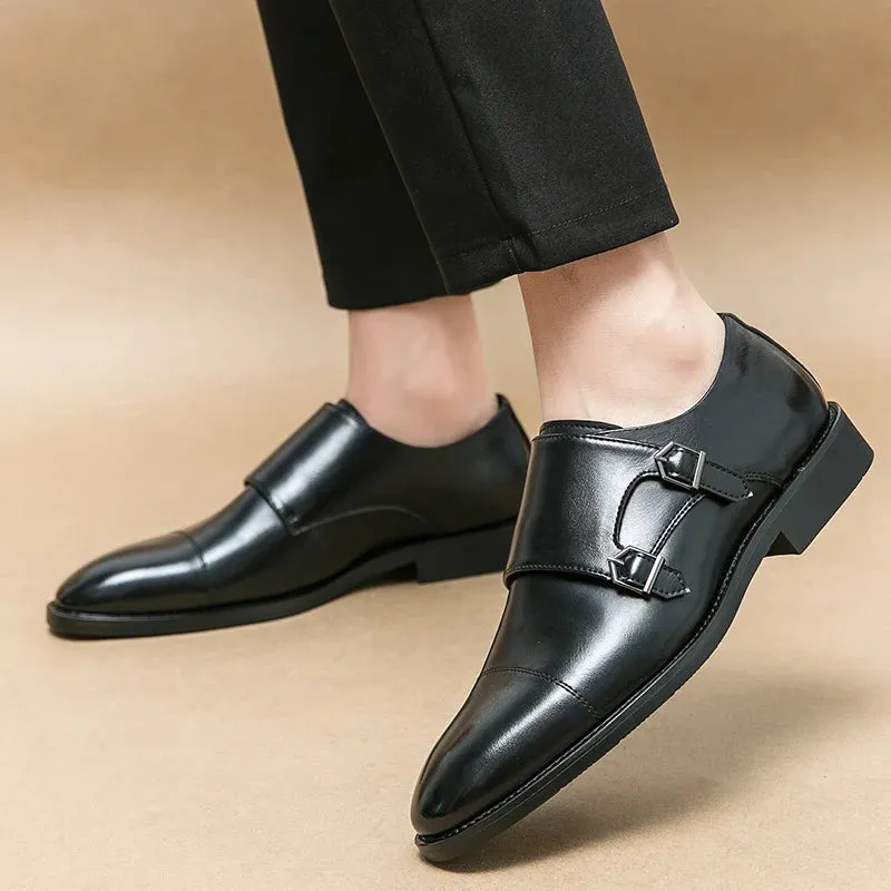 PrestigeWear Herren Slip-On Monk Schuhe