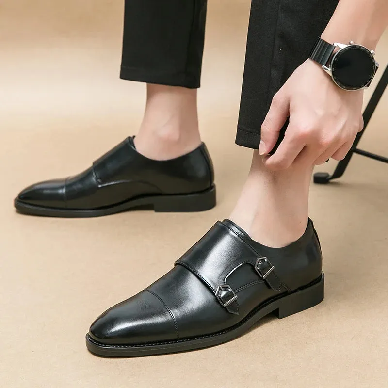 PrestigeWear Herren Slip-On Monk Schuhe