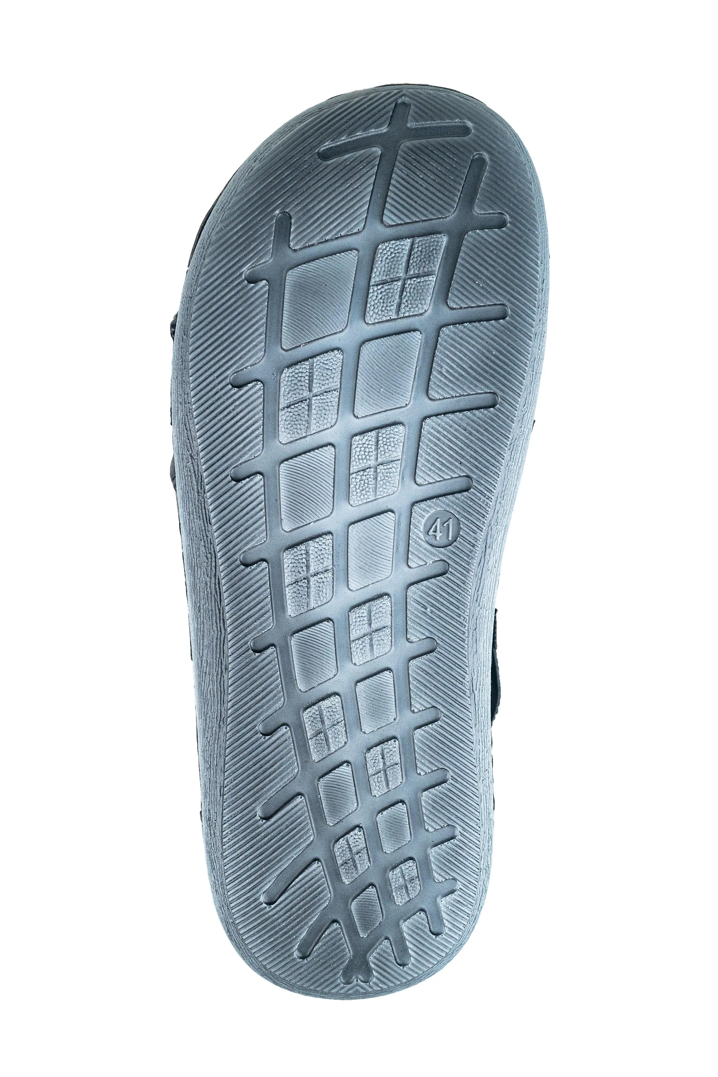 Puntooblu Gents Black Sandal PU