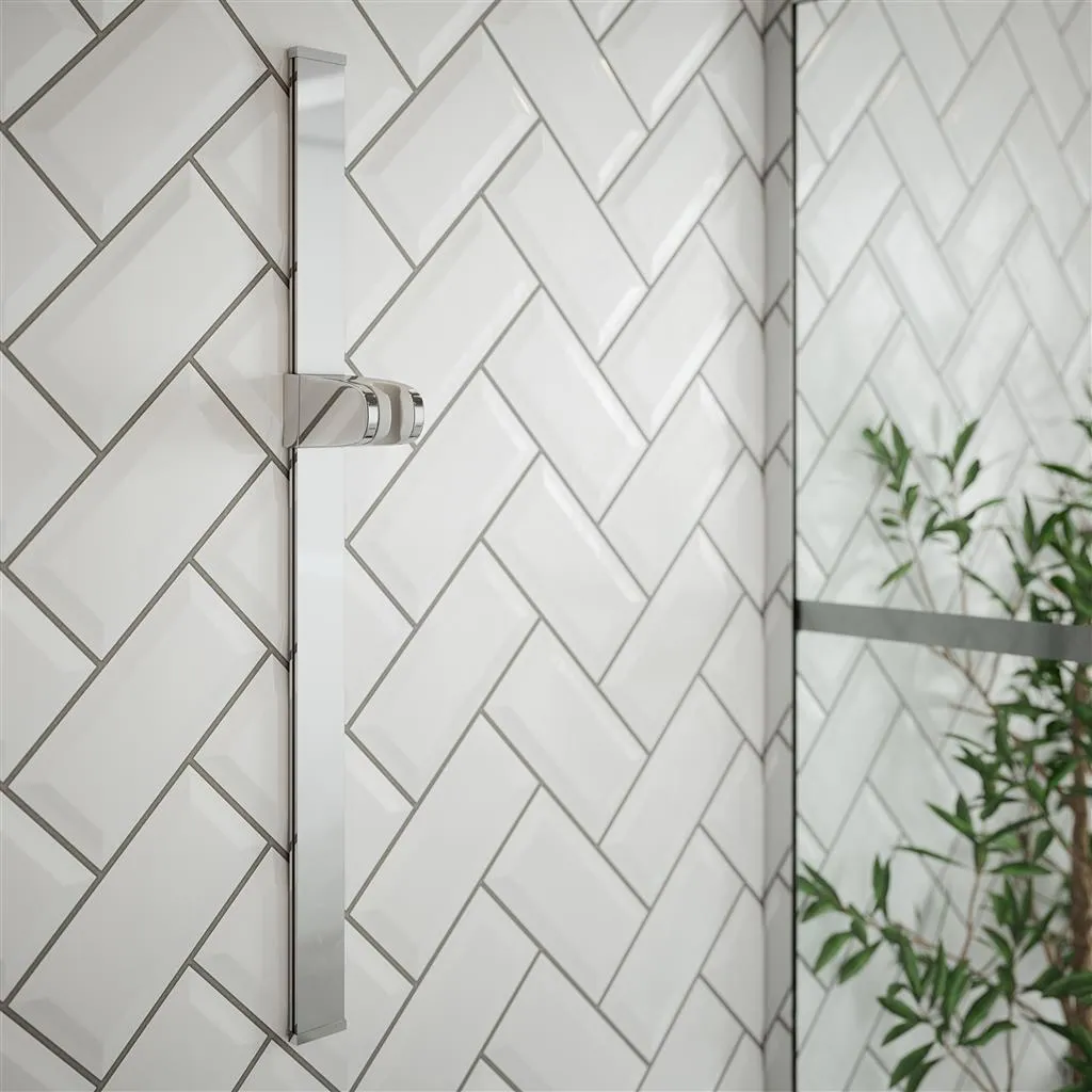 Quick Shower Slide Rail Self Adhesive