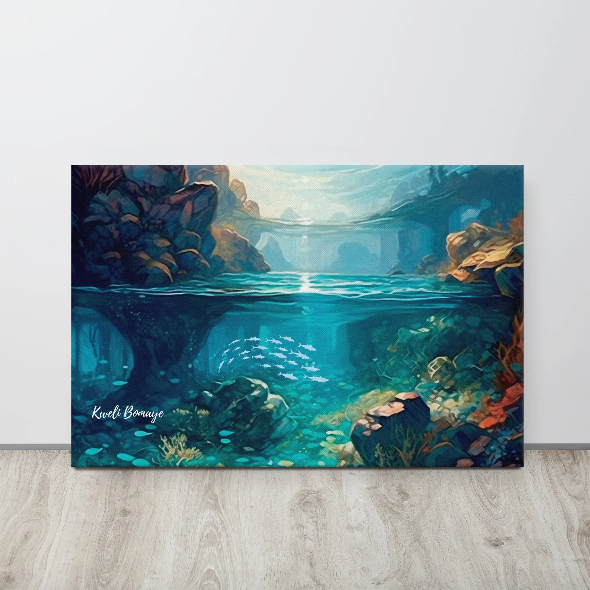 "Under The Sea" - Canvas Print