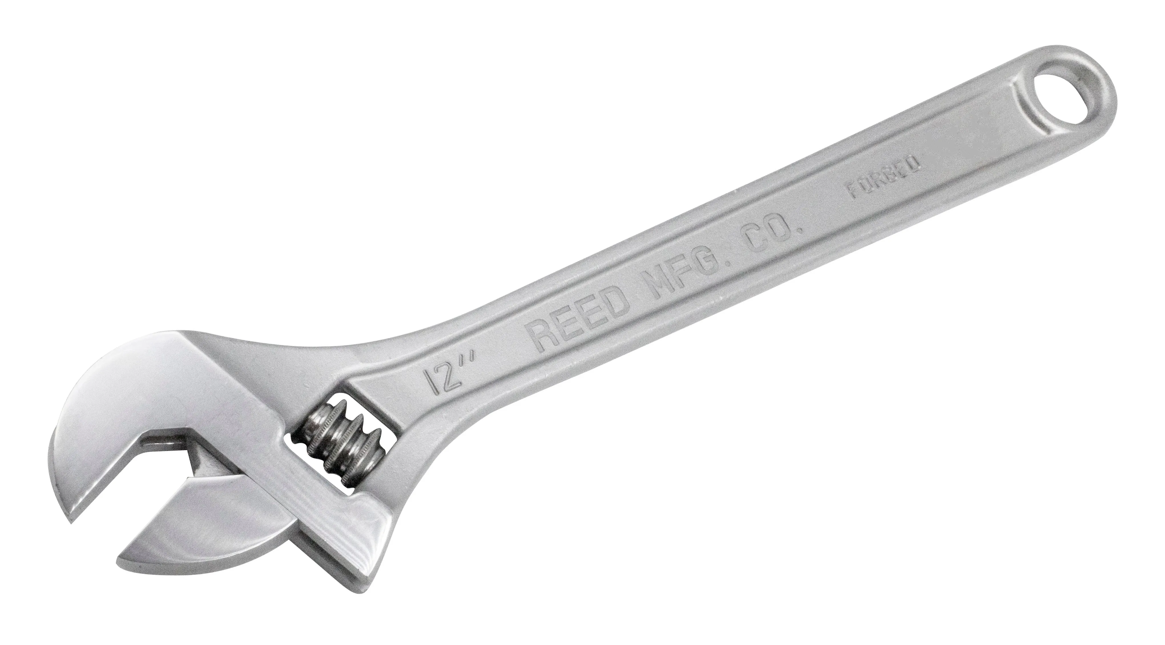 REED CW12 12-Inch Adjustable Wrench, Chrome