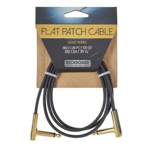 RockBoard GOLD Series Flat Patch Cable, 100 cm / 39 3/8"