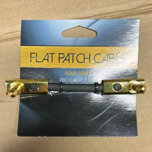 RockBoard GOLD Series Flat Patch Cable, 5 cm / 1 15/16"