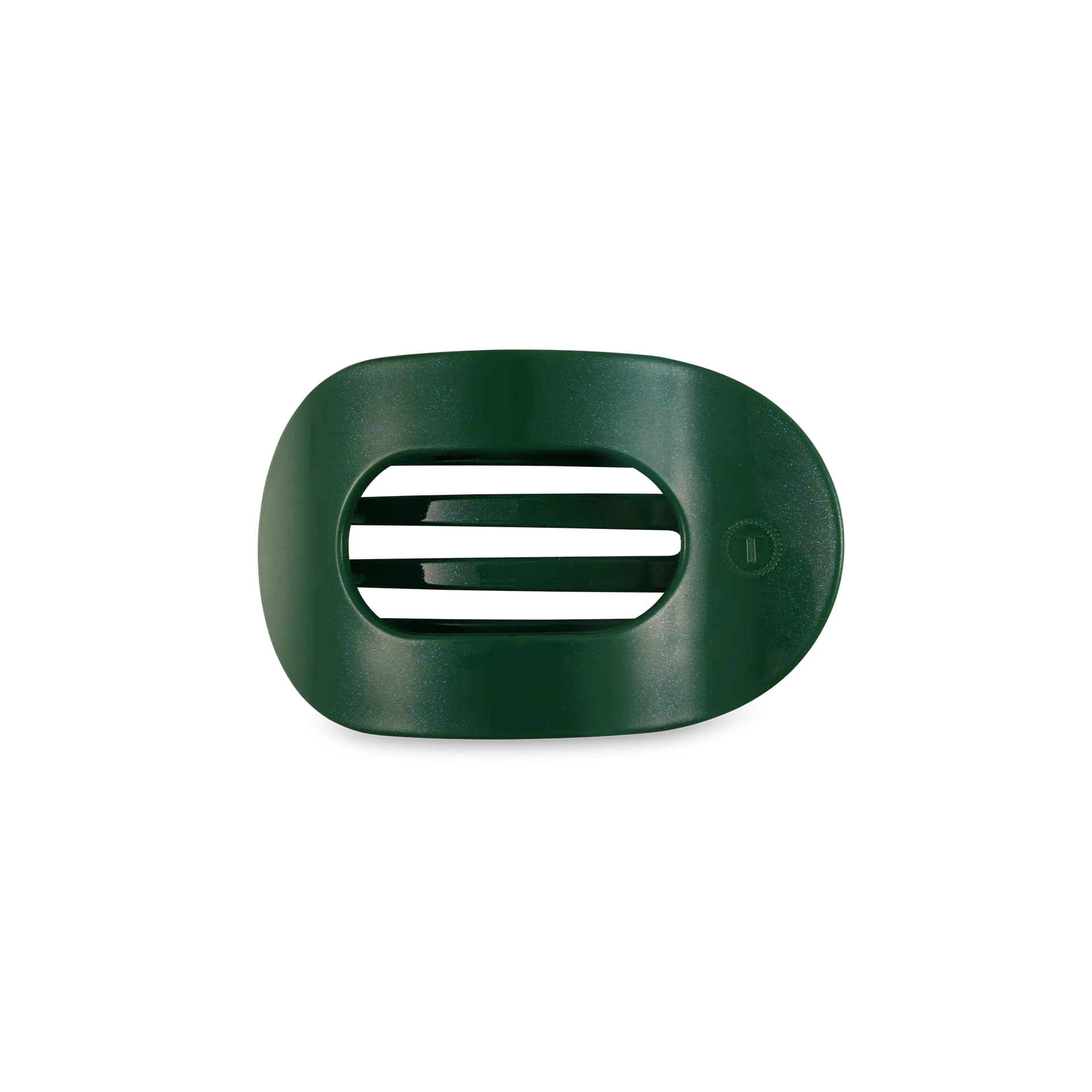 Round Flat Hair Clip | Small | Mistletoe