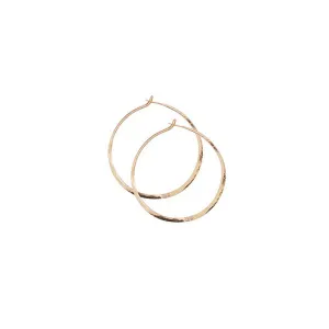 round hoops 1.25"- ROSE GOLD