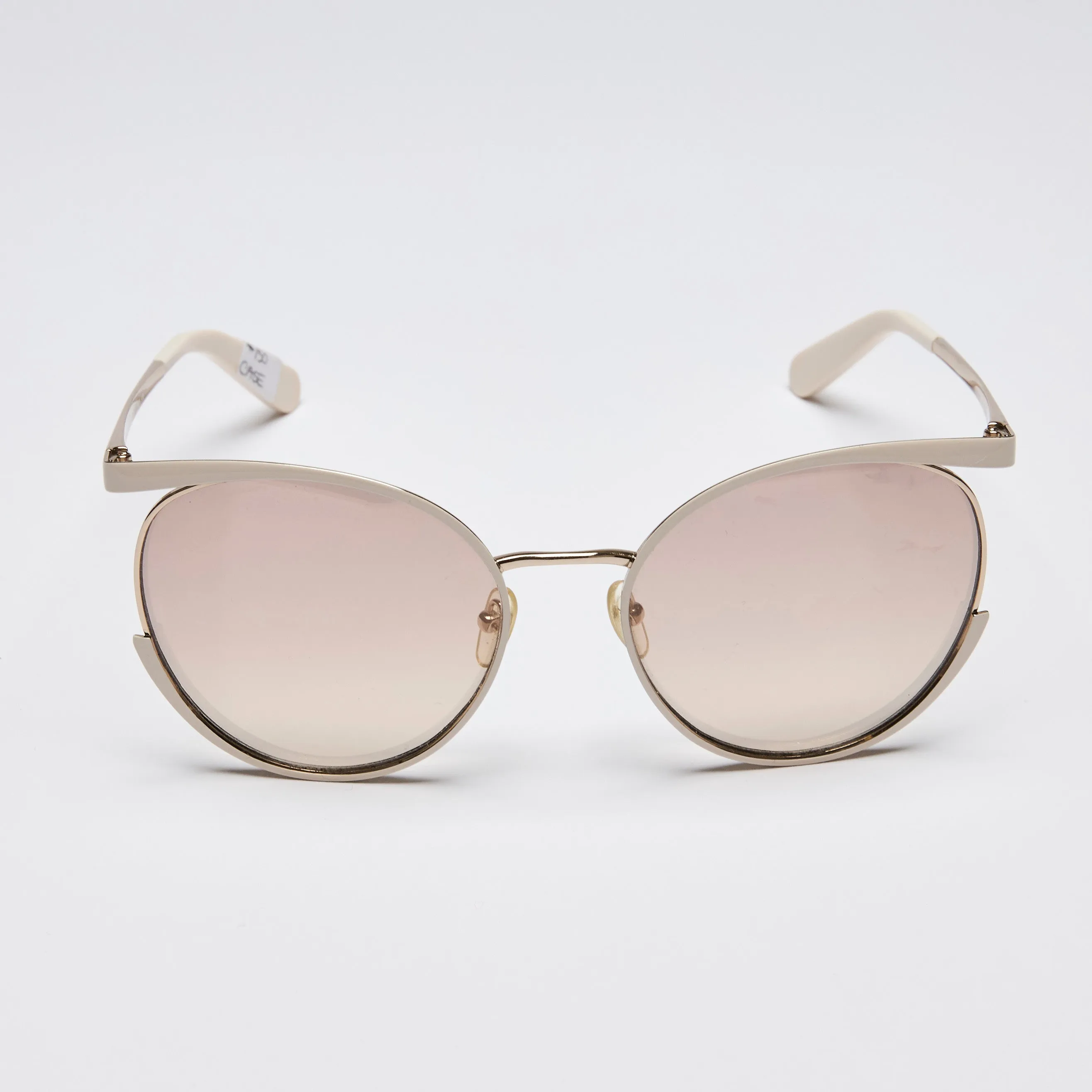 Salvatore Ferragamo Ivory Sunglasses