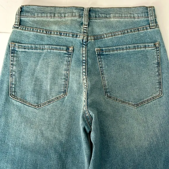 Sam Edelman Bay Flare Trouser Jean High Waist Light Wash Size 27 NWT