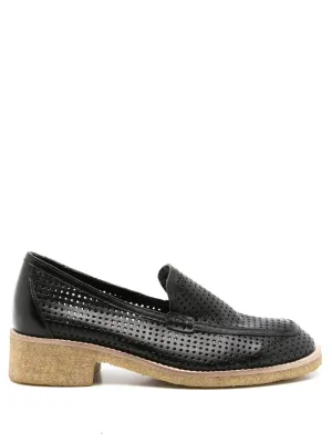 Sarah Chofakian Ronnie perforated loafers