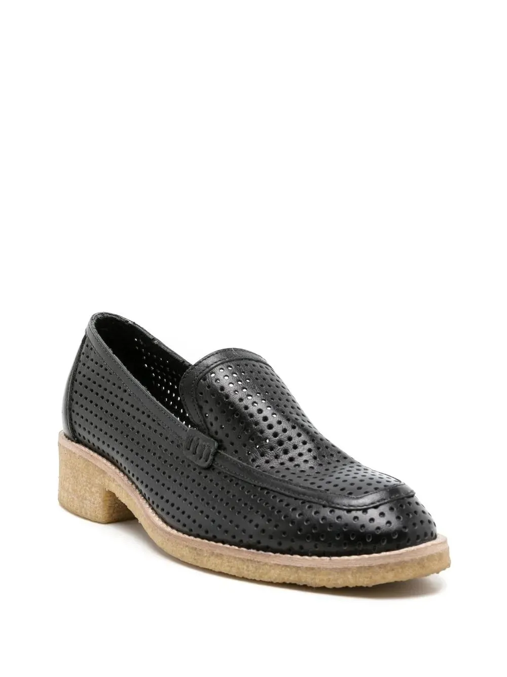 Sarah Chofakian Ronnie perforated loafers