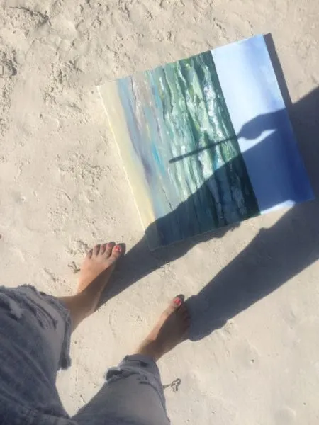 Seascape Artwork Canvas Prints “Windy Day” Canvas Wall Art
