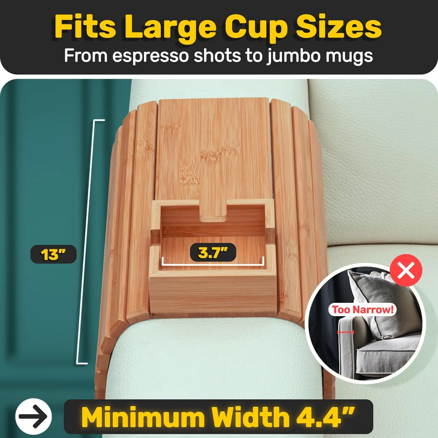 SofaSip™ – Safe Drink Holder