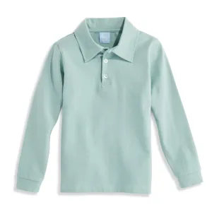 Solid Jersey Polo Tee -- Alys Green