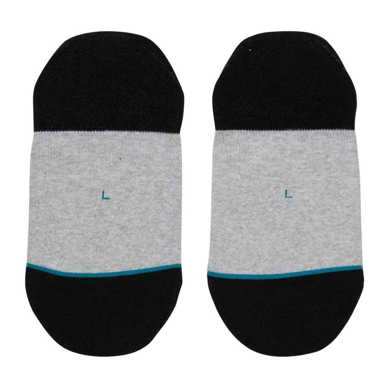 Stance NBA Arena Spurs Super Invisible/No Show Ankle Socks - Heather Grey