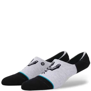 Stance NBA Arena Spurs Super Invisible/No Show Ankle Socks - Heather Grey