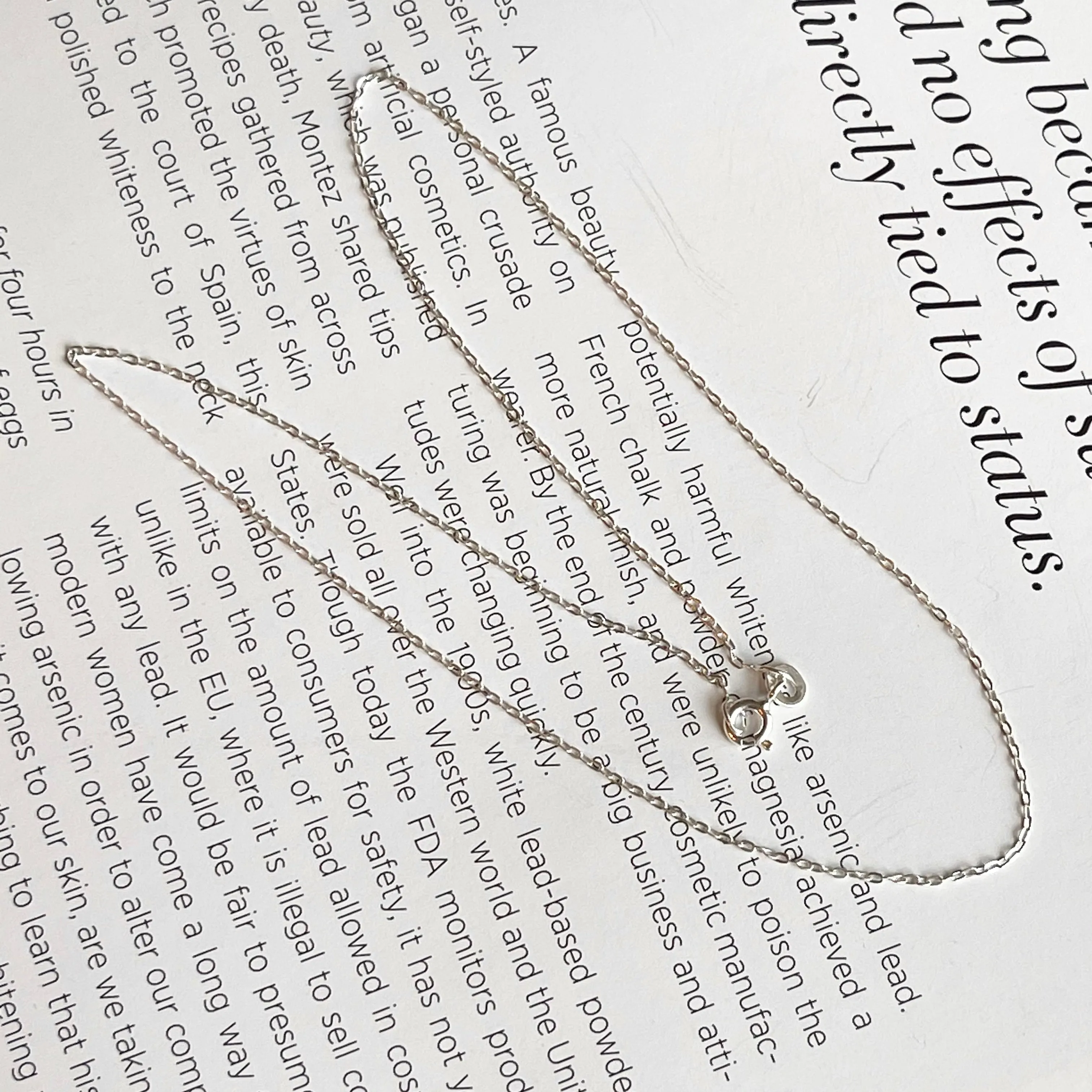 Sterling Silver Polished .50mm Flat Cable Chain Necklace