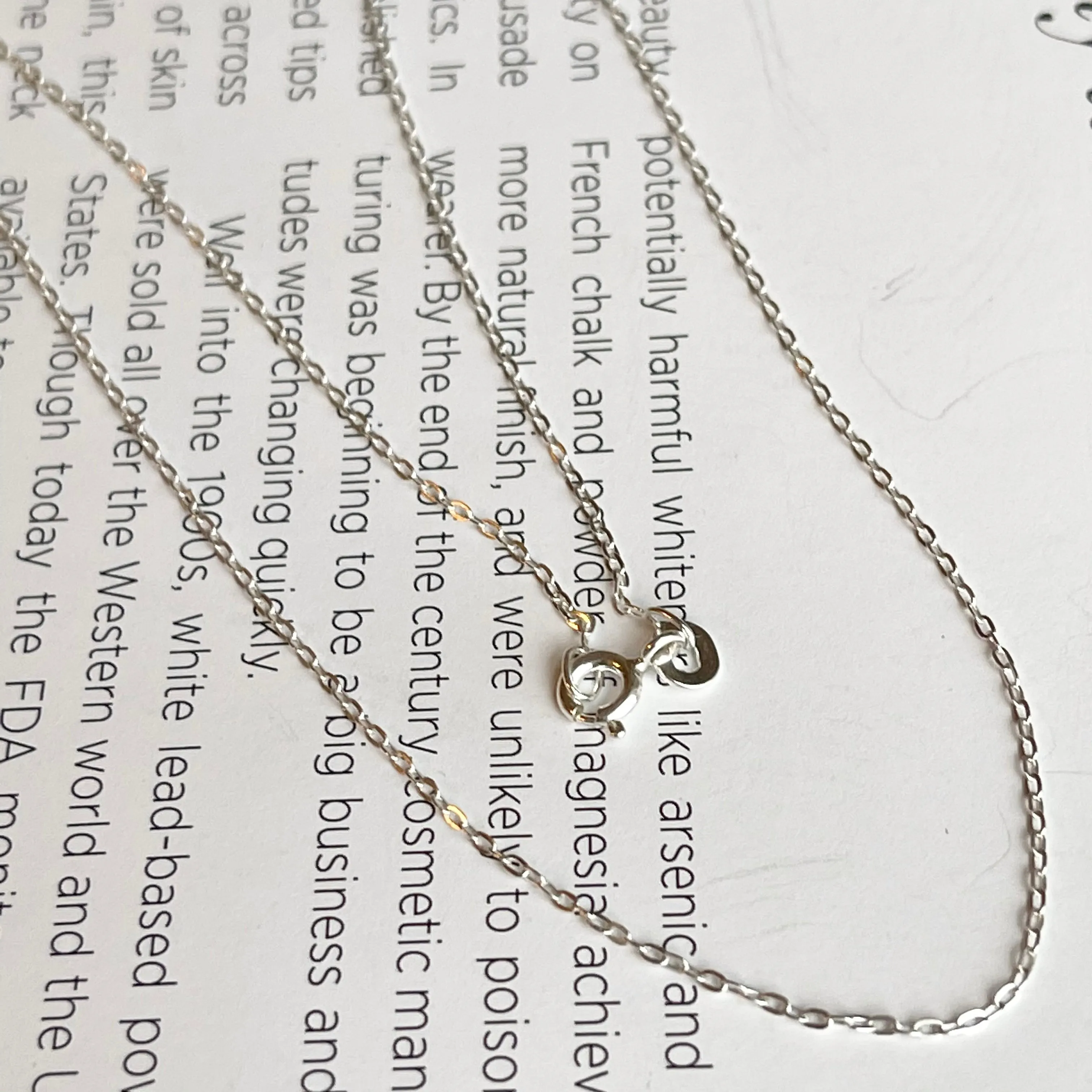 Sterling Silver Polished .50mm Flat Cable Chain Necklace