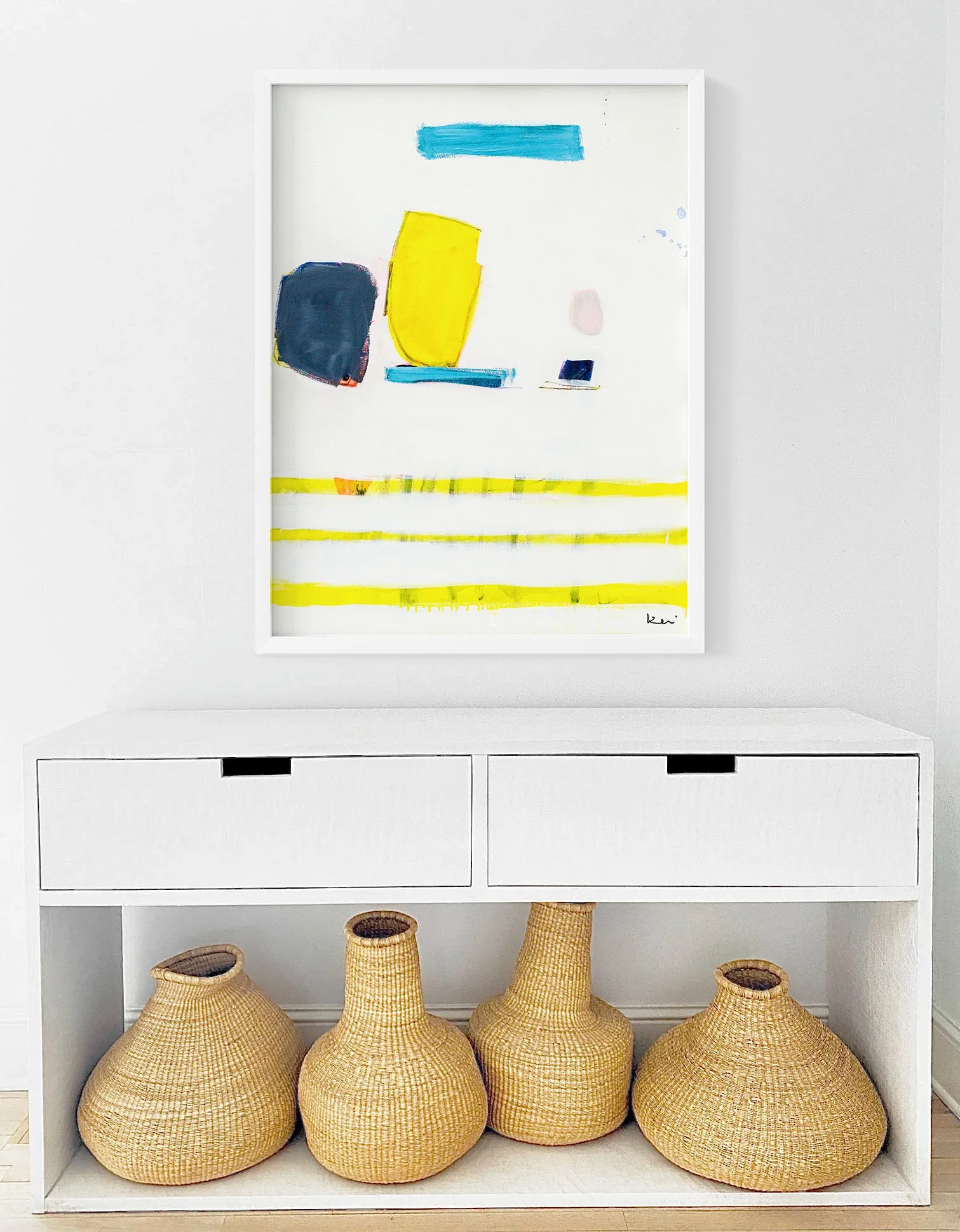 Strolling Art Print