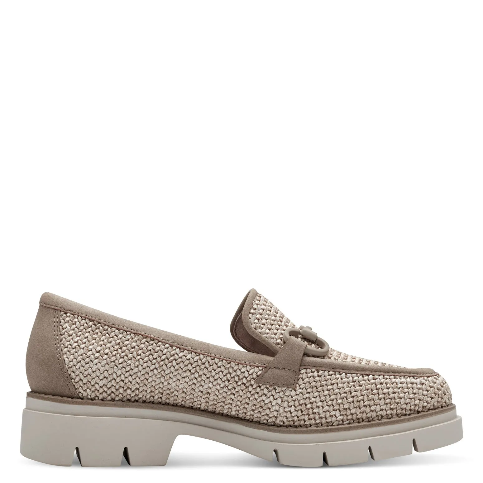 TAMARIS - 24316-341 SLIP-ON FASHION LOAFER - TAUPE/BEIGE