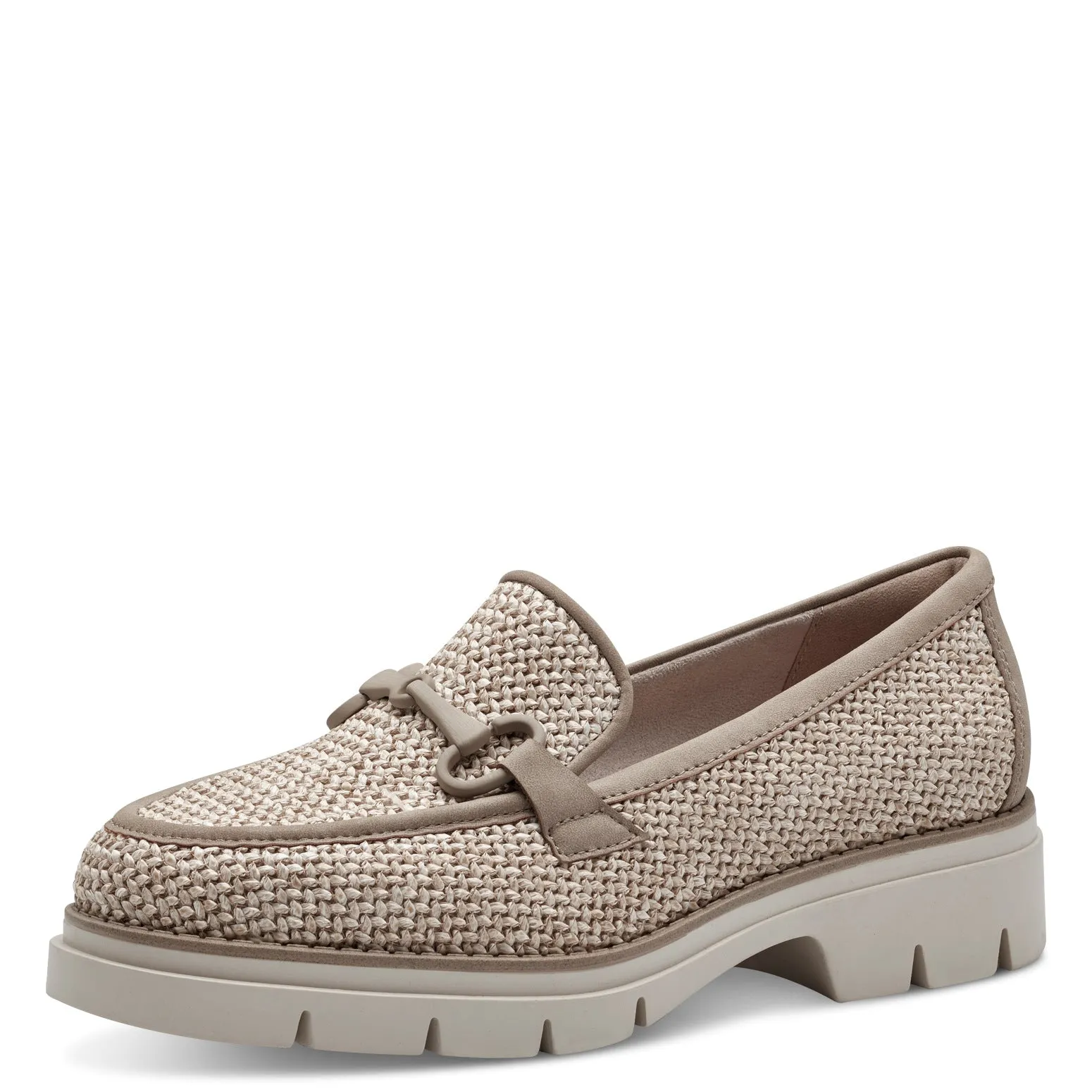 TAMARIS - 24316-341 SLIP-ON FASHION LOAFER - TAUPE/BEIGE