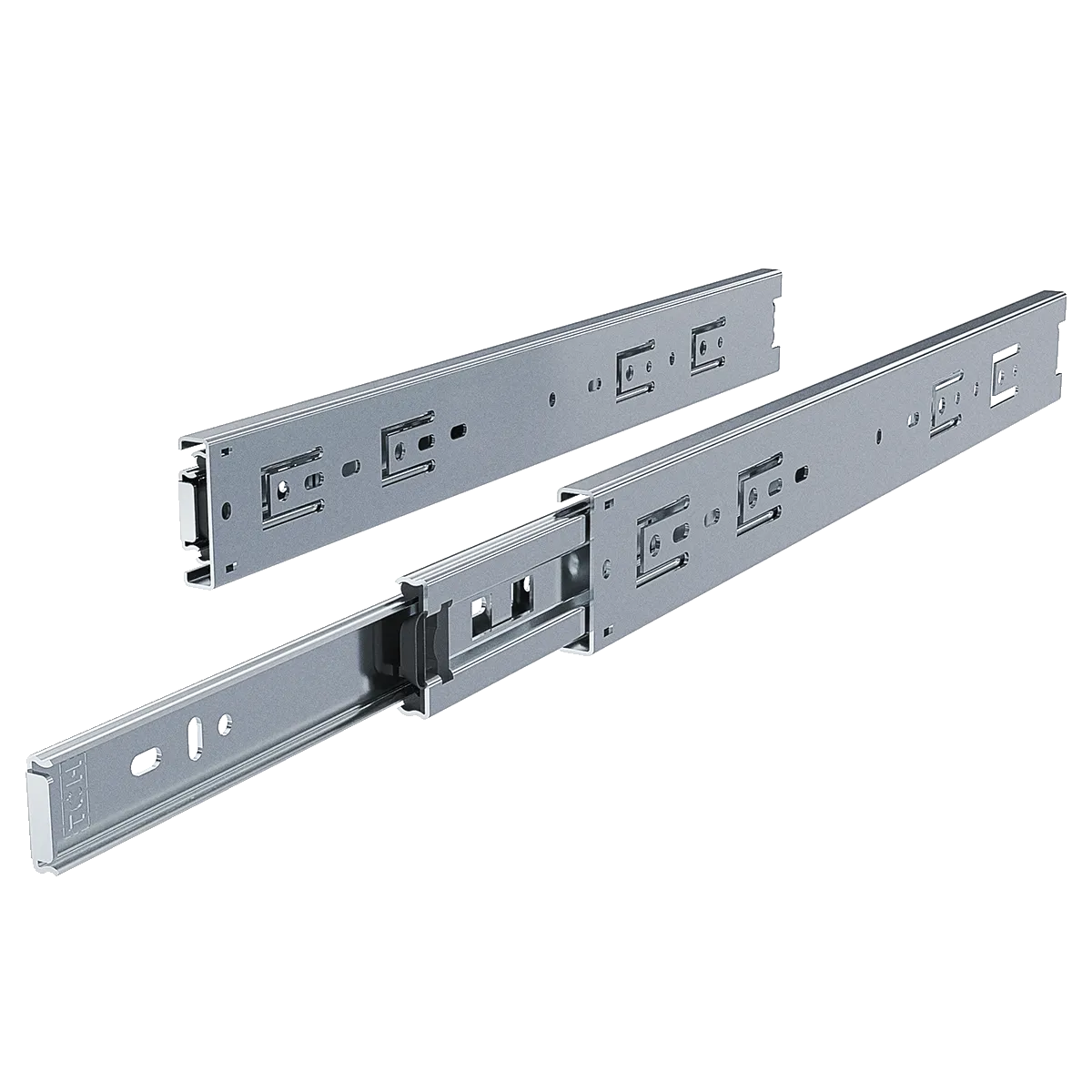 TCH Hardware - 10-Pairs of 16-inch 100  Lbs Steel Full-extension Ball-bearing Drawer Slides Bundle