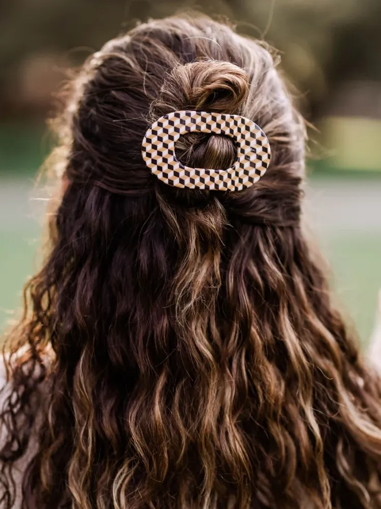 Teletie Small Flat Round Clip - Gone Glamping