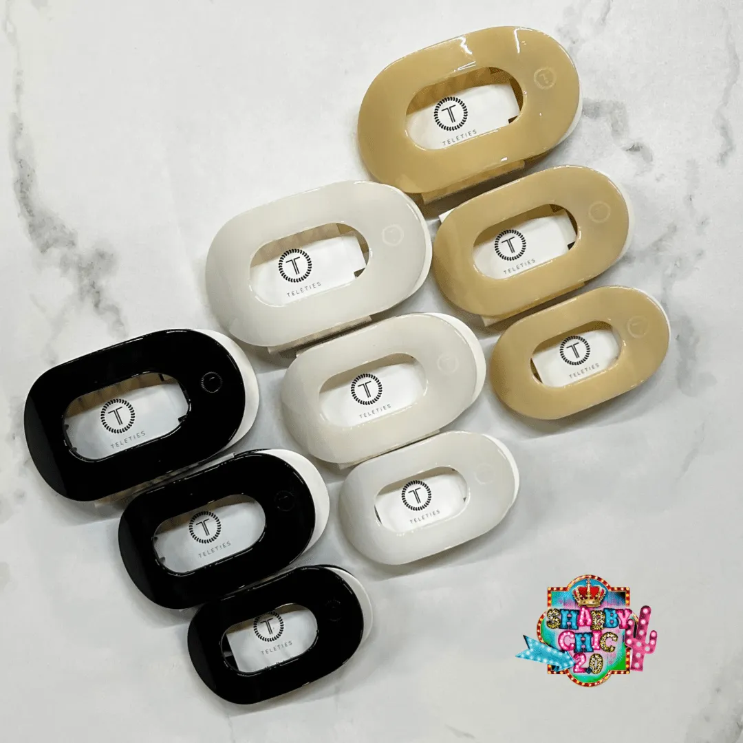 Teleties Flat Round Clip
