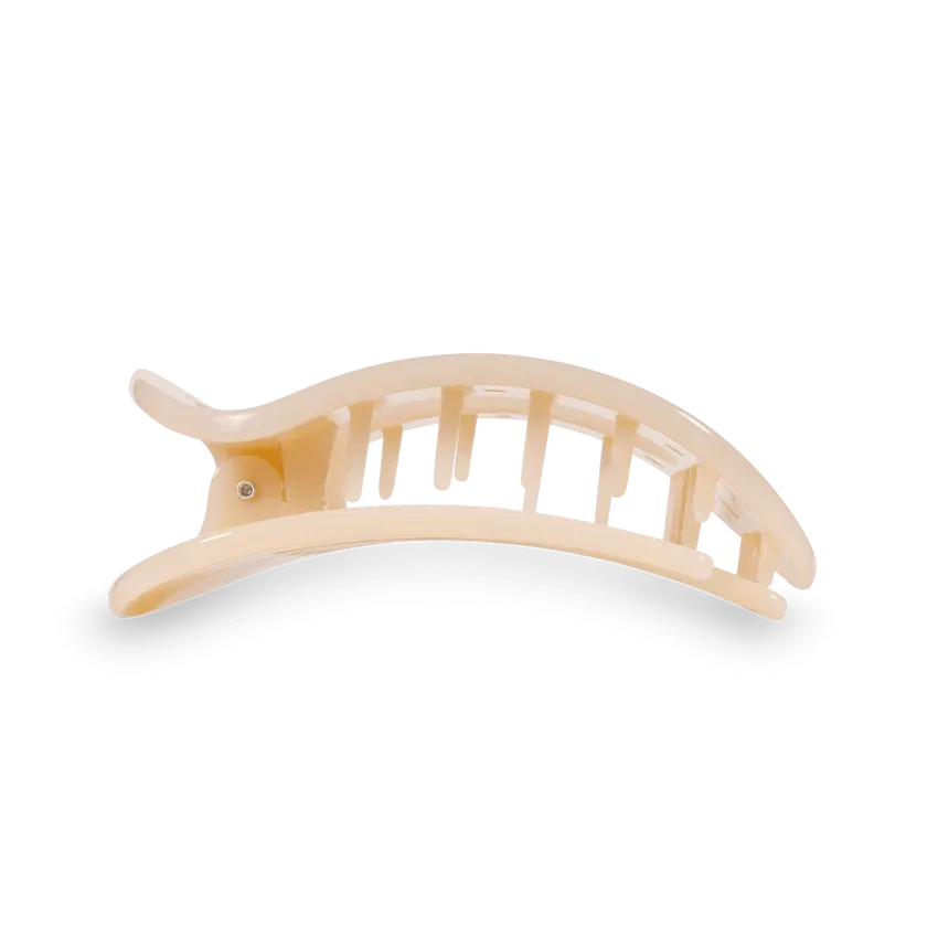 Teleties Round Flat Hair Clip * SMALL