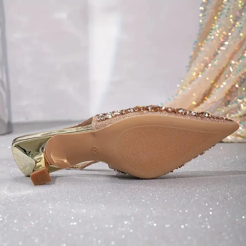 Teresa® | High-heeled and thin banquet shoes
