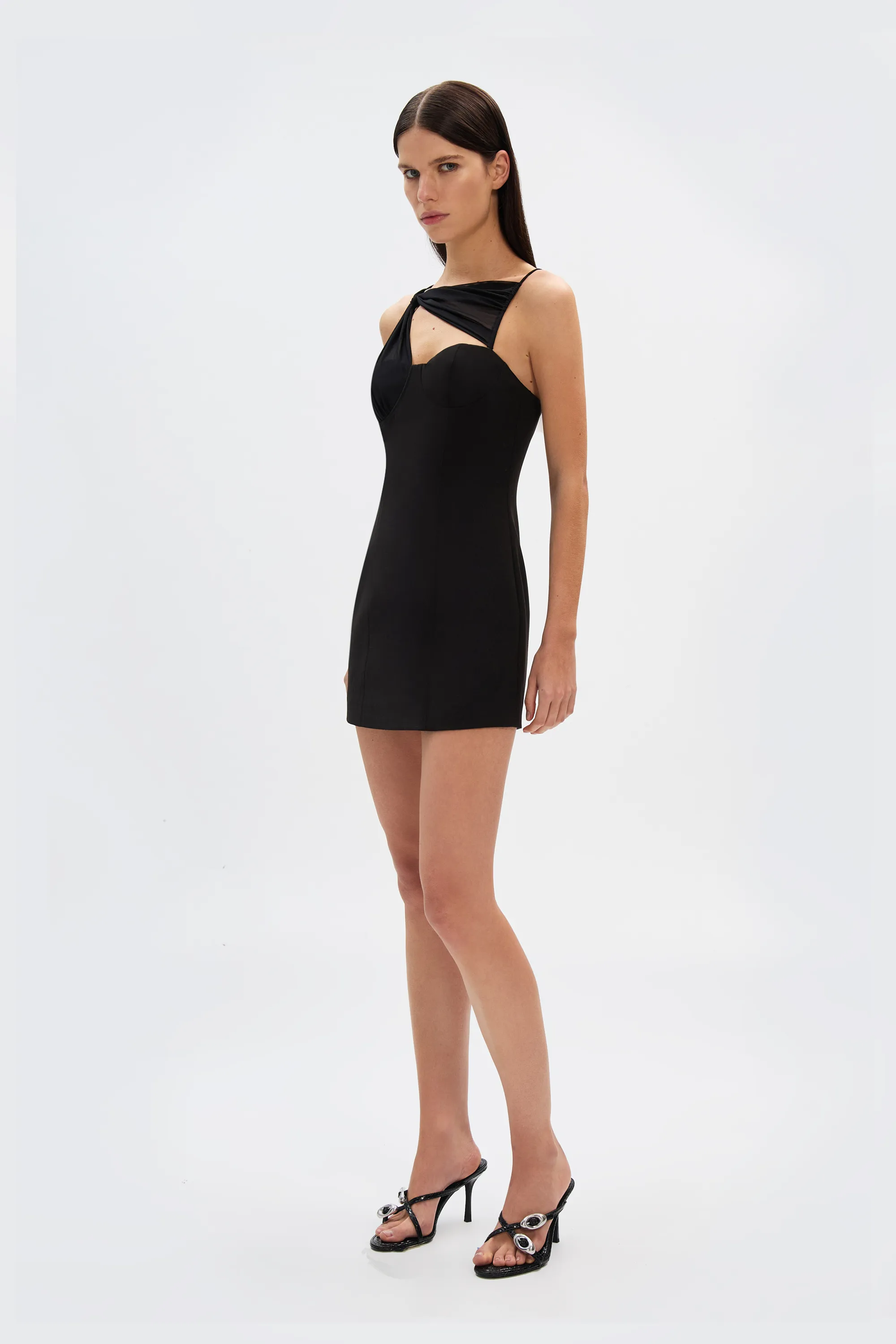 THE 'REBEL' TWILL MINI DRESS