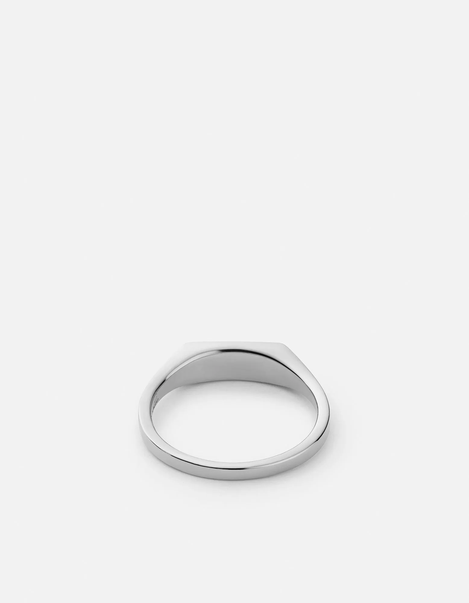Thin Lennox Jasper Ring, Sterling Silver