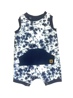Tie Dye Shortie Snap Romper