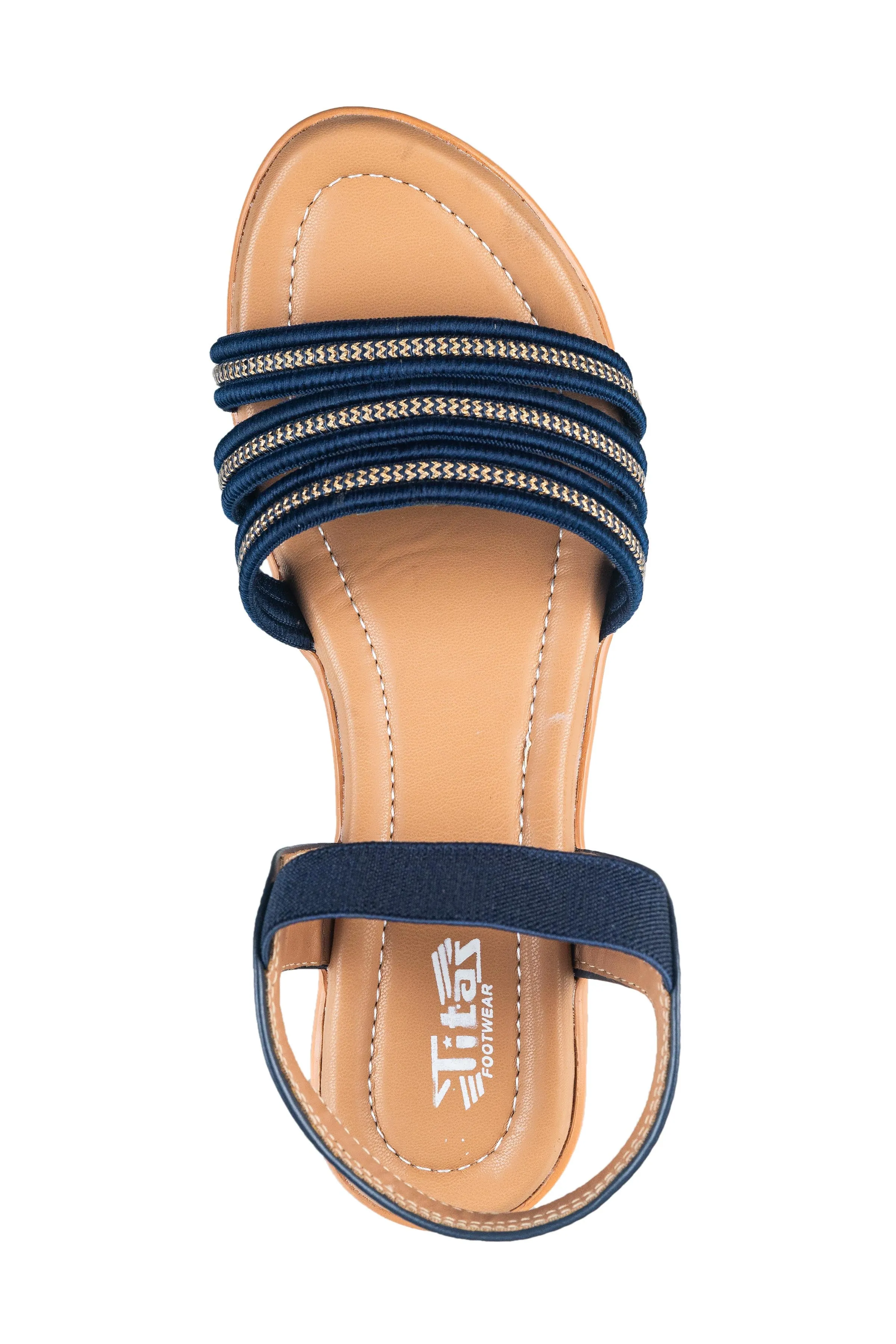 Titas Ladies Blue Sandal