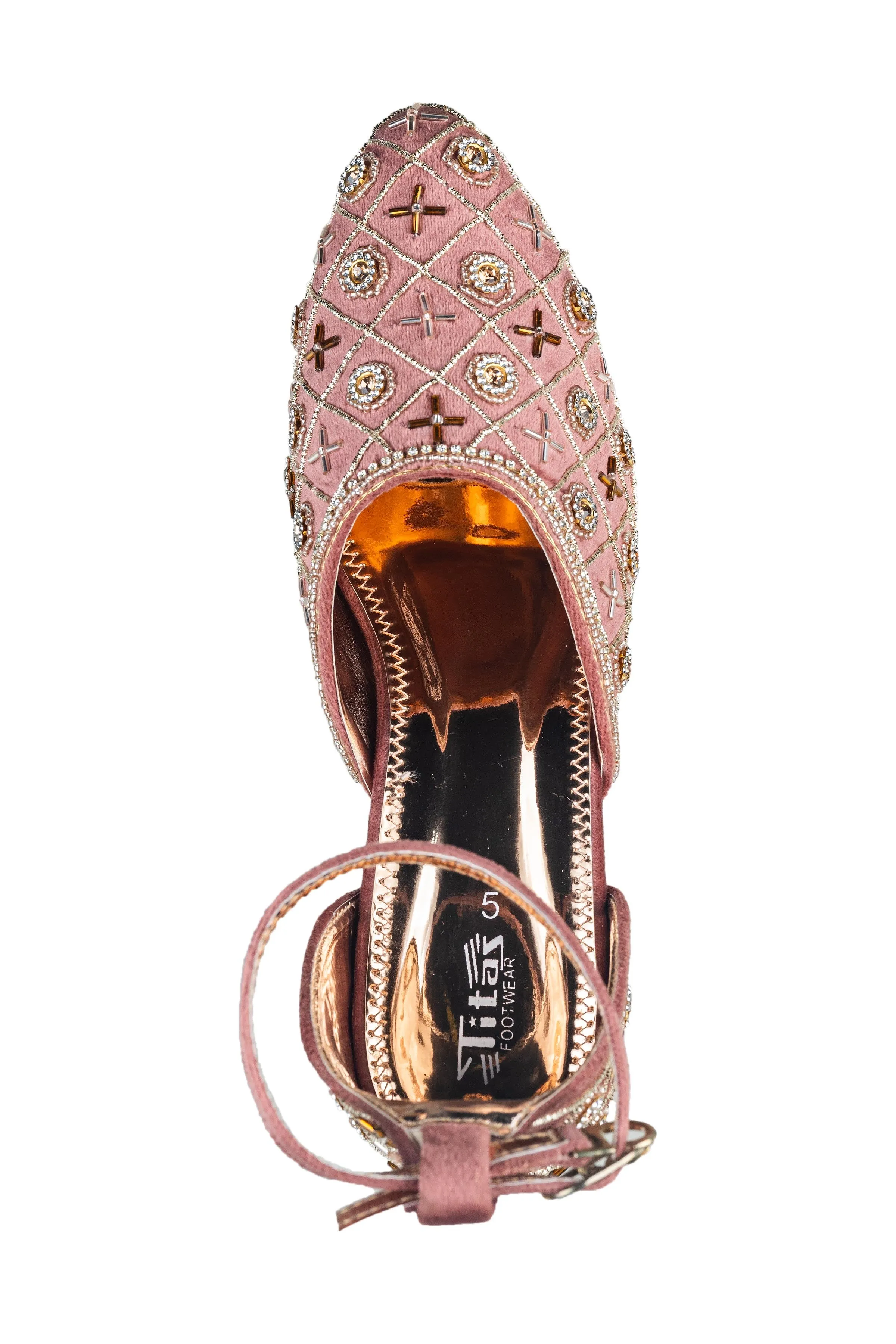 Titas Ladies Peach Sandal