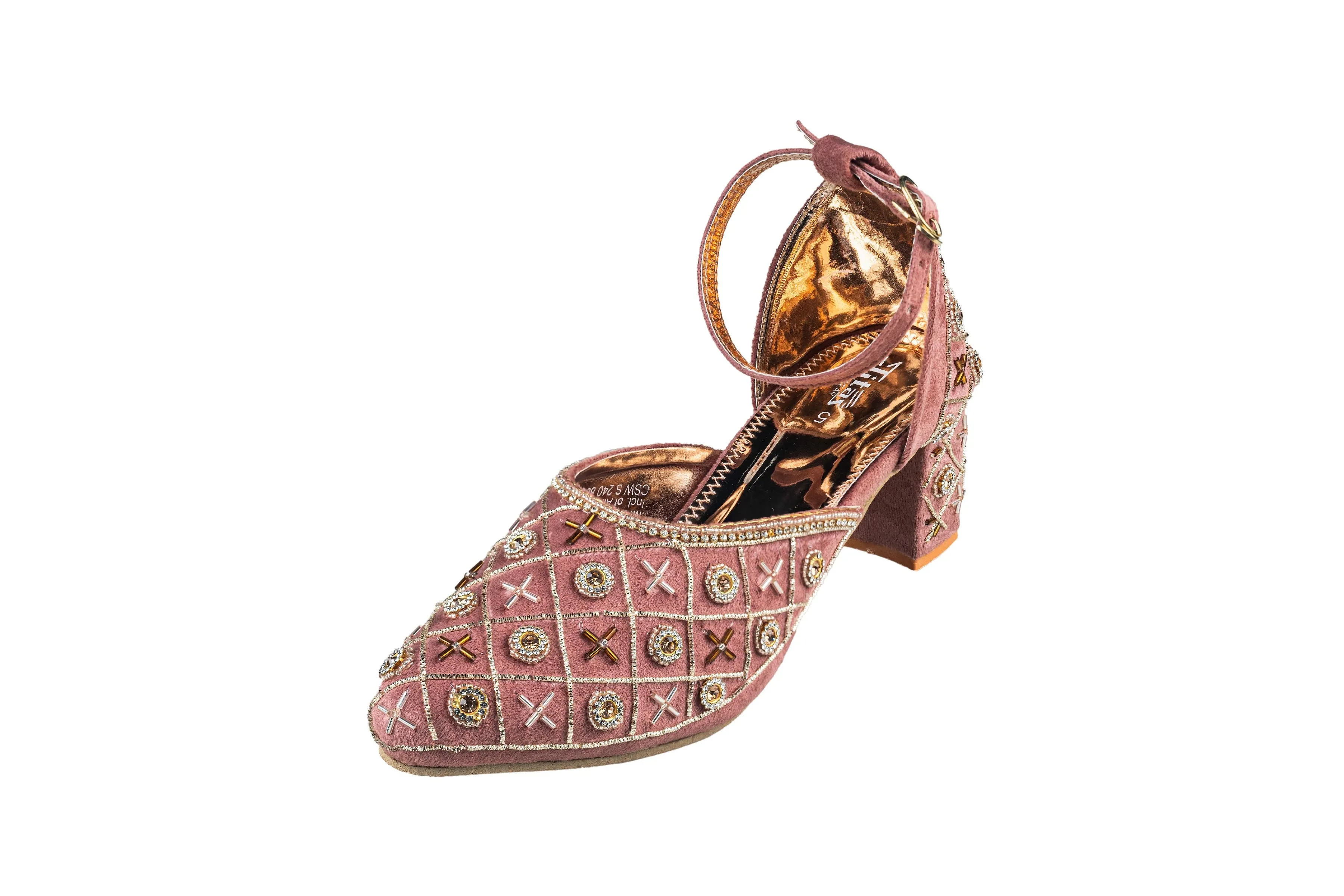 Titas Ladies Peach Sandal