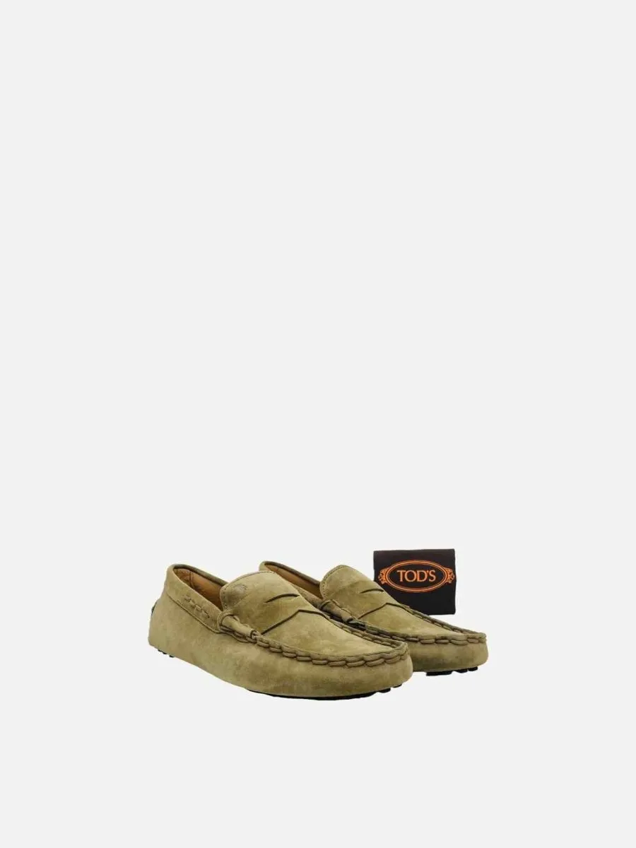 TOD'S Gommino Taupe Loafers 43