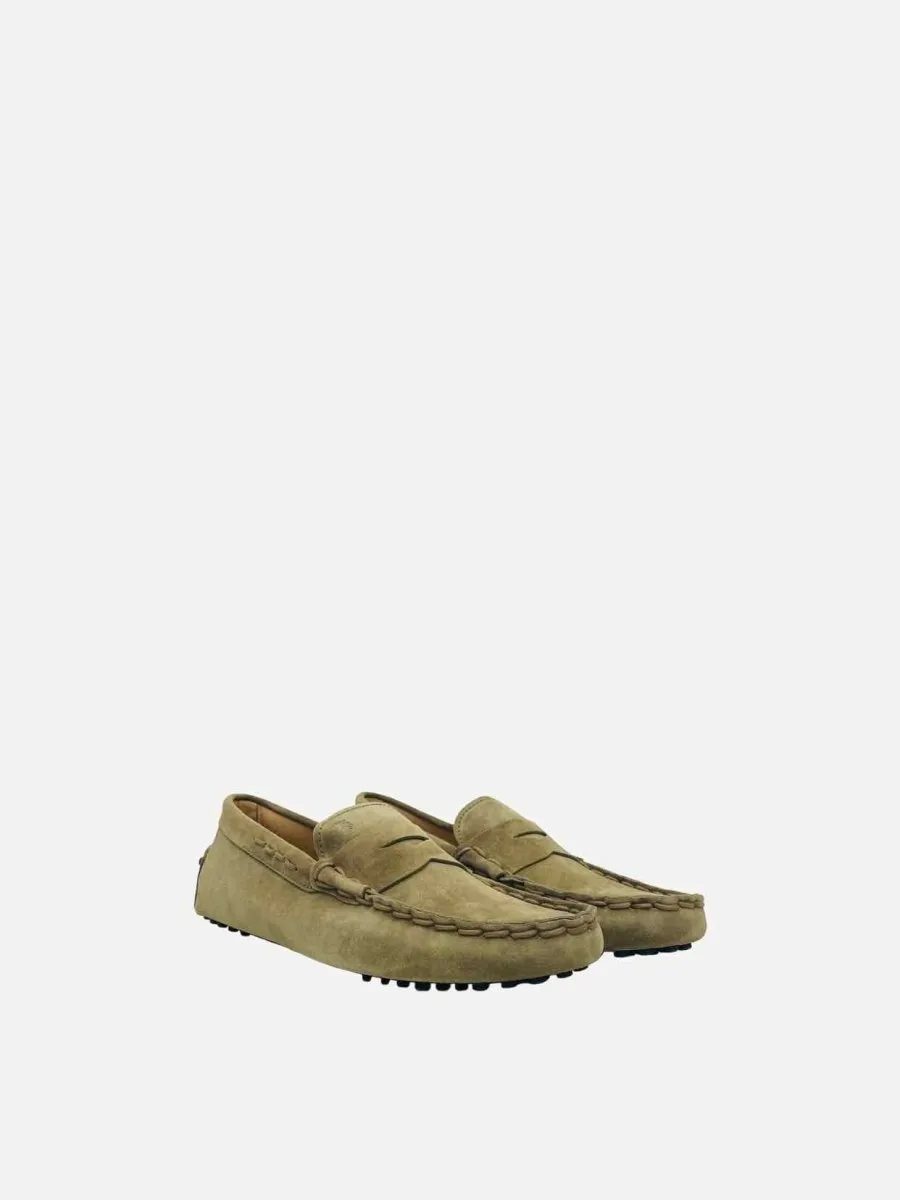 TOD'S Gommino Taupe Loafers 43