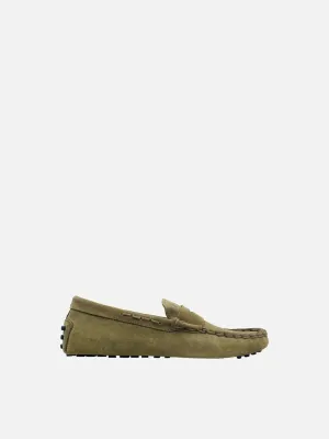TOD'S Gommino Taupe Loafers 43