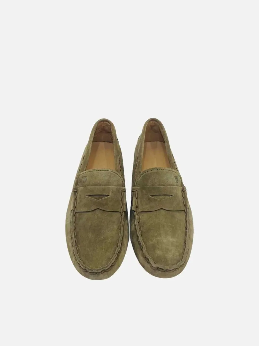TOD'S Gommino Taupe Loafers 43