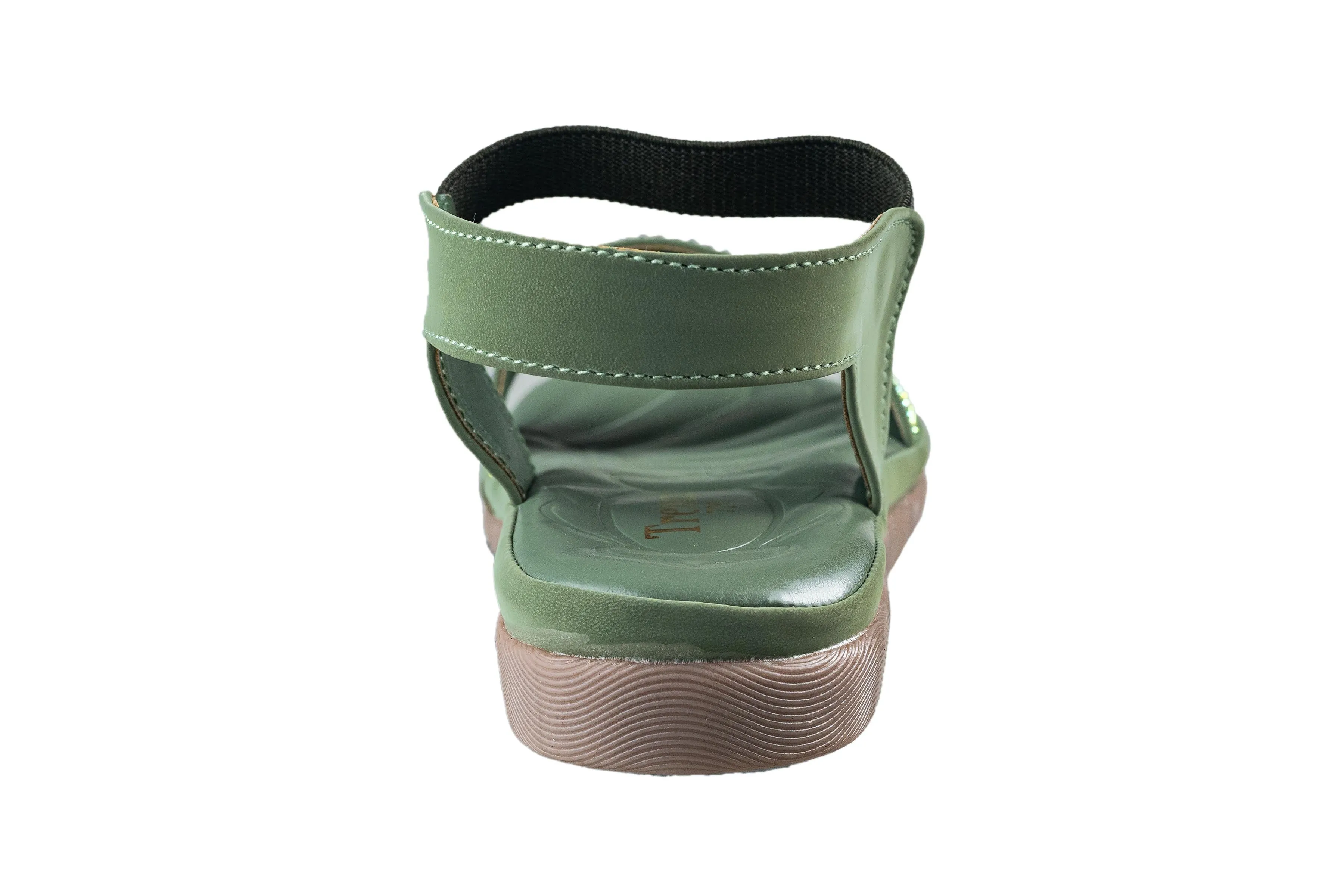 Trendz Ladies Olive Sandal