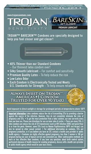 Trojan Bareskin Condoms