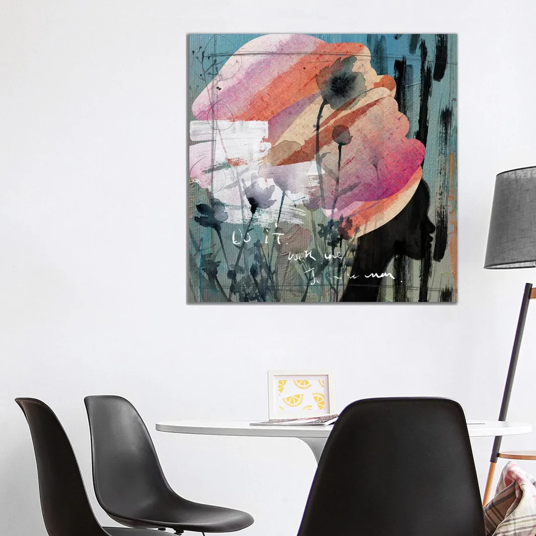 Turban by Nikki Chu - Painting Print East Urban Home Mat Color: No Mat Size: 37" H x 37" W x 1.5" D Format: Wrapped Canvas